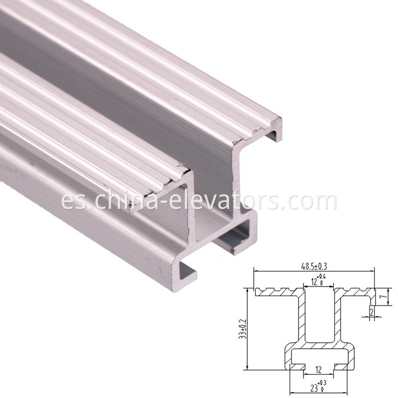 Estiberador de puertas de aterrizaje de apertura central para ascensores Schindler Center Opening Landing Door Sill for Schindler Elevators